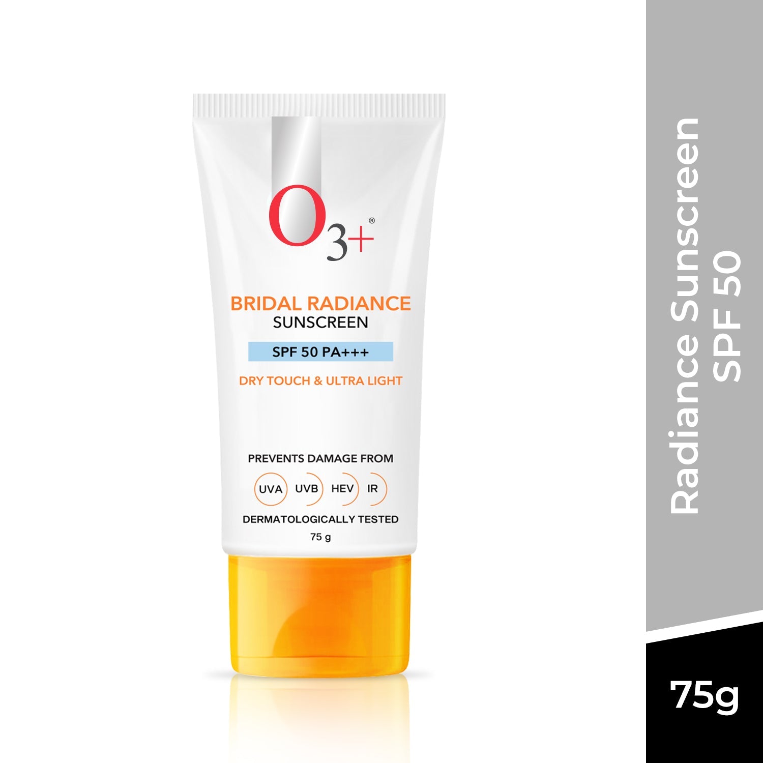 O3+ Bridal Radiance Sunscreen texture and finish