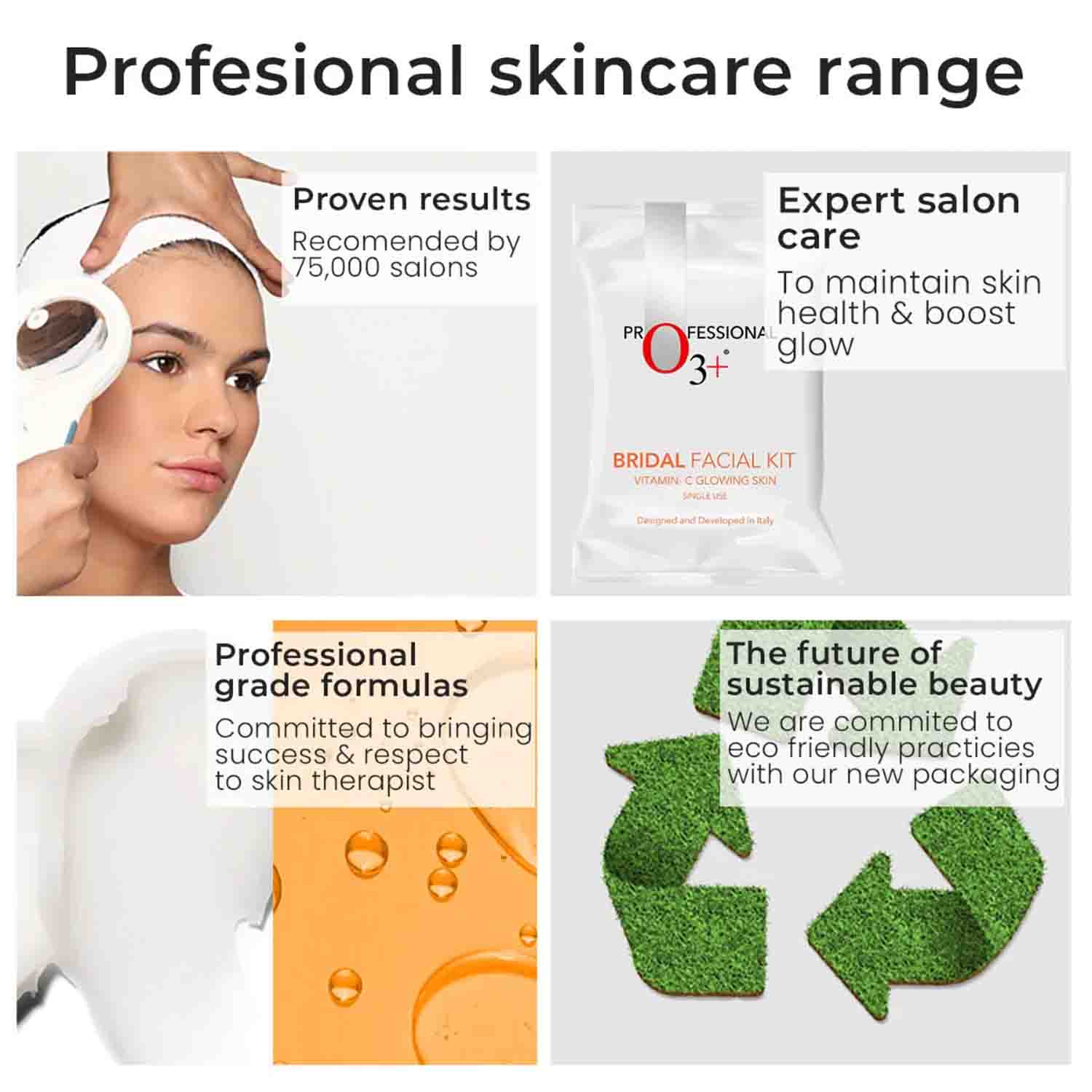 O3+ Bridal Vitamin C Kit radiant skin result