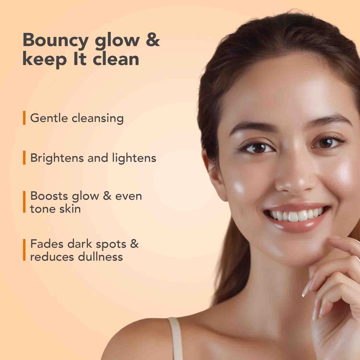 O3+ Vitamin C Face Wash ingredients - Vitamin C, Turmeric, Licorice