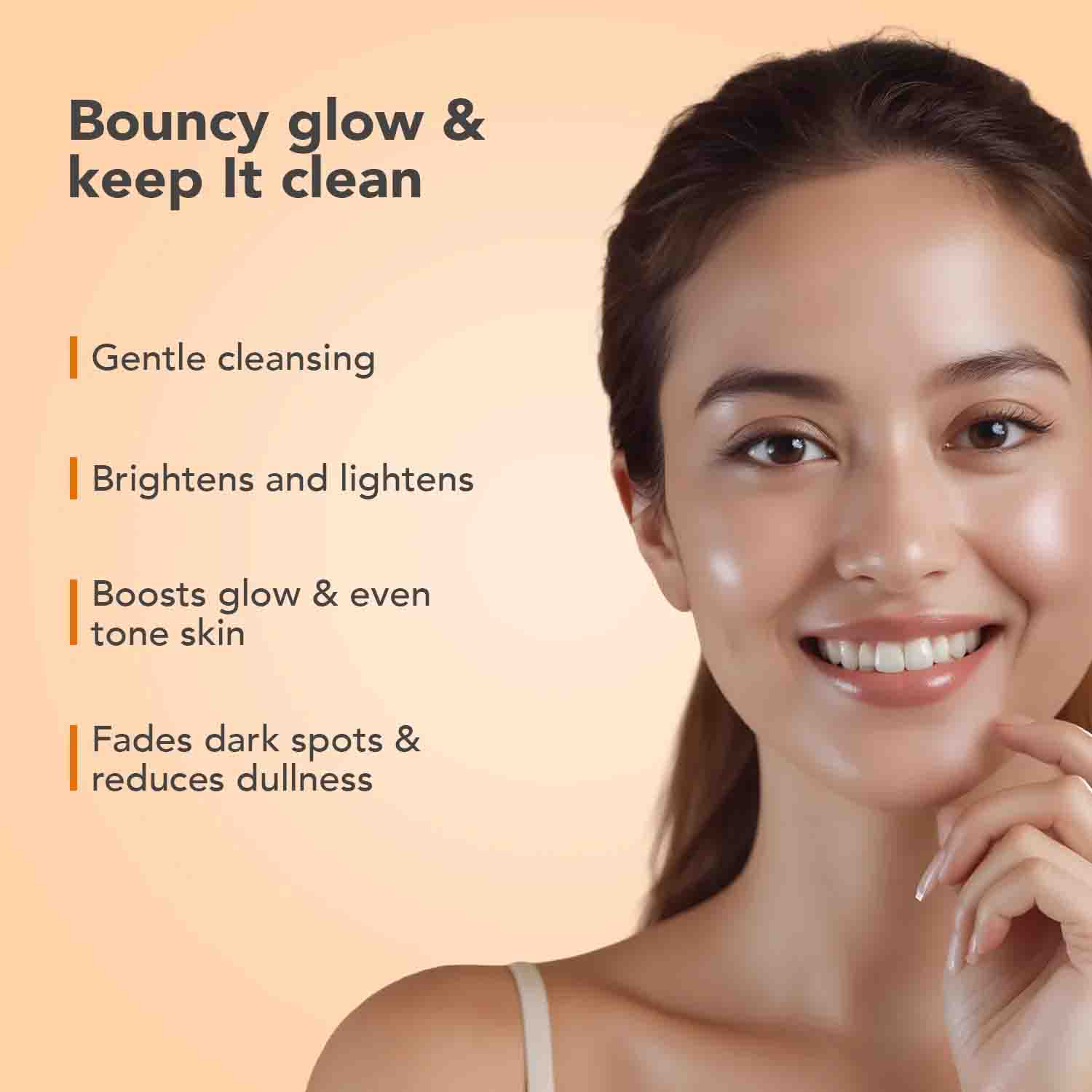 O3+ Vitamin C Face Wash ingredients - Vitamin C, Turmeric, Licorice