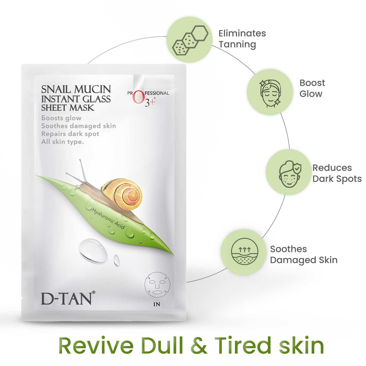 O3+ Glass Sheet Mask skin results