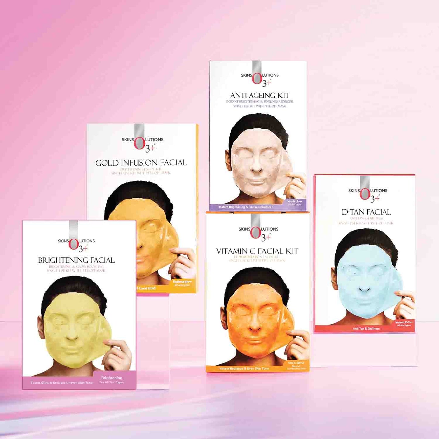 O3+ Anti-Ageing Facial Kit youthful radiant skin result