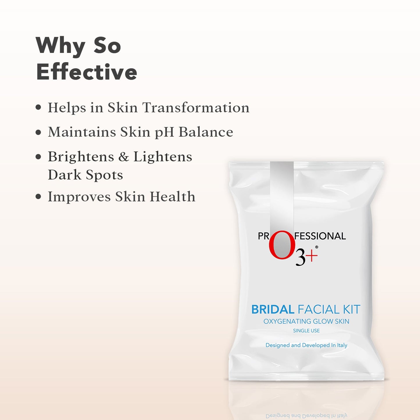 O3+ Bridal Oxygenating Glow Kit contents detail