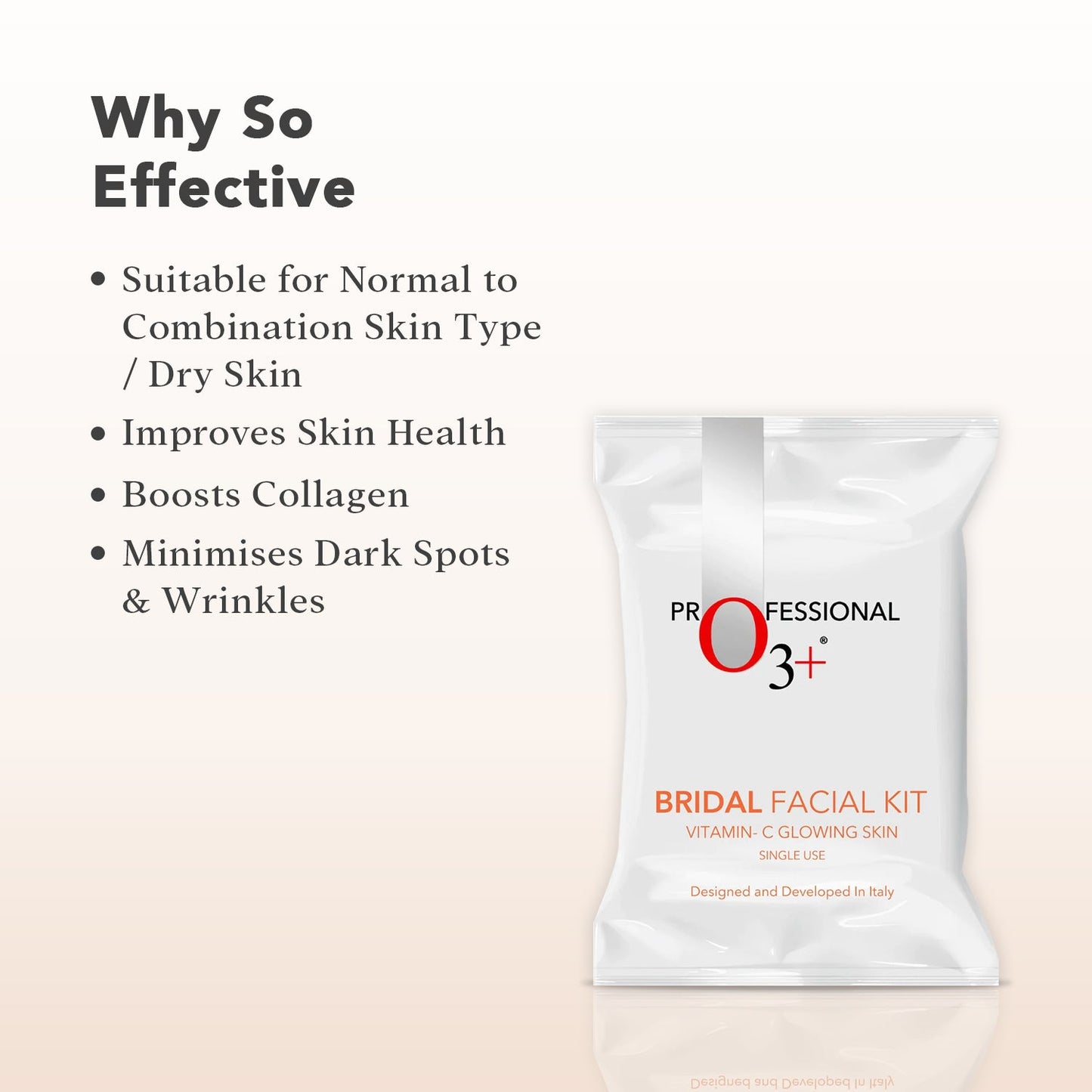 O3+ Bridal Vitamin C Glowing Skin Kit contents detail