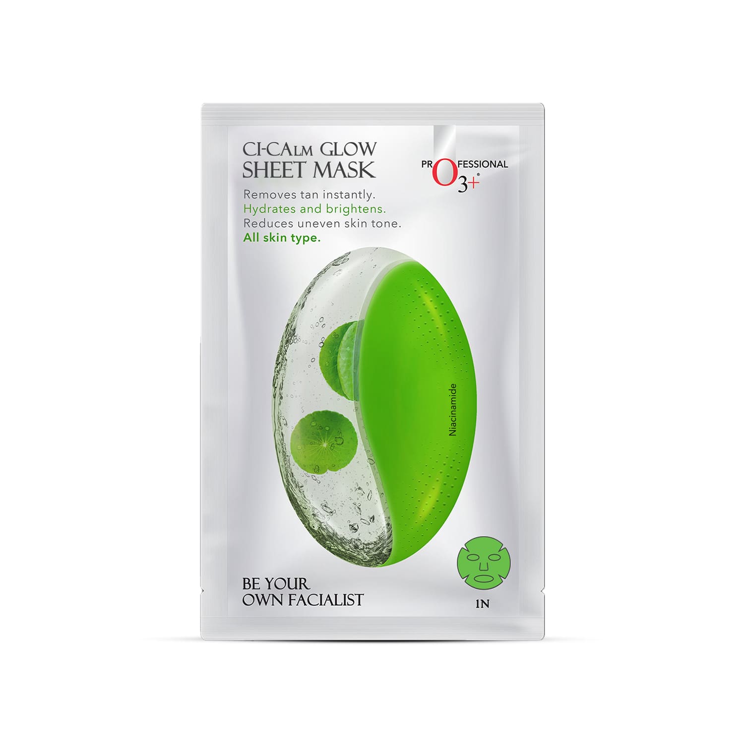 O3+ Ci-Calm Glow Sheet Mask Cica Ceramide front