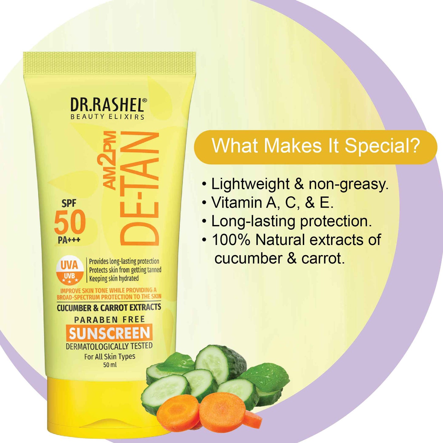 Dr. Rashel Detan Sunscreen SPF 50 benefits dark spots glow