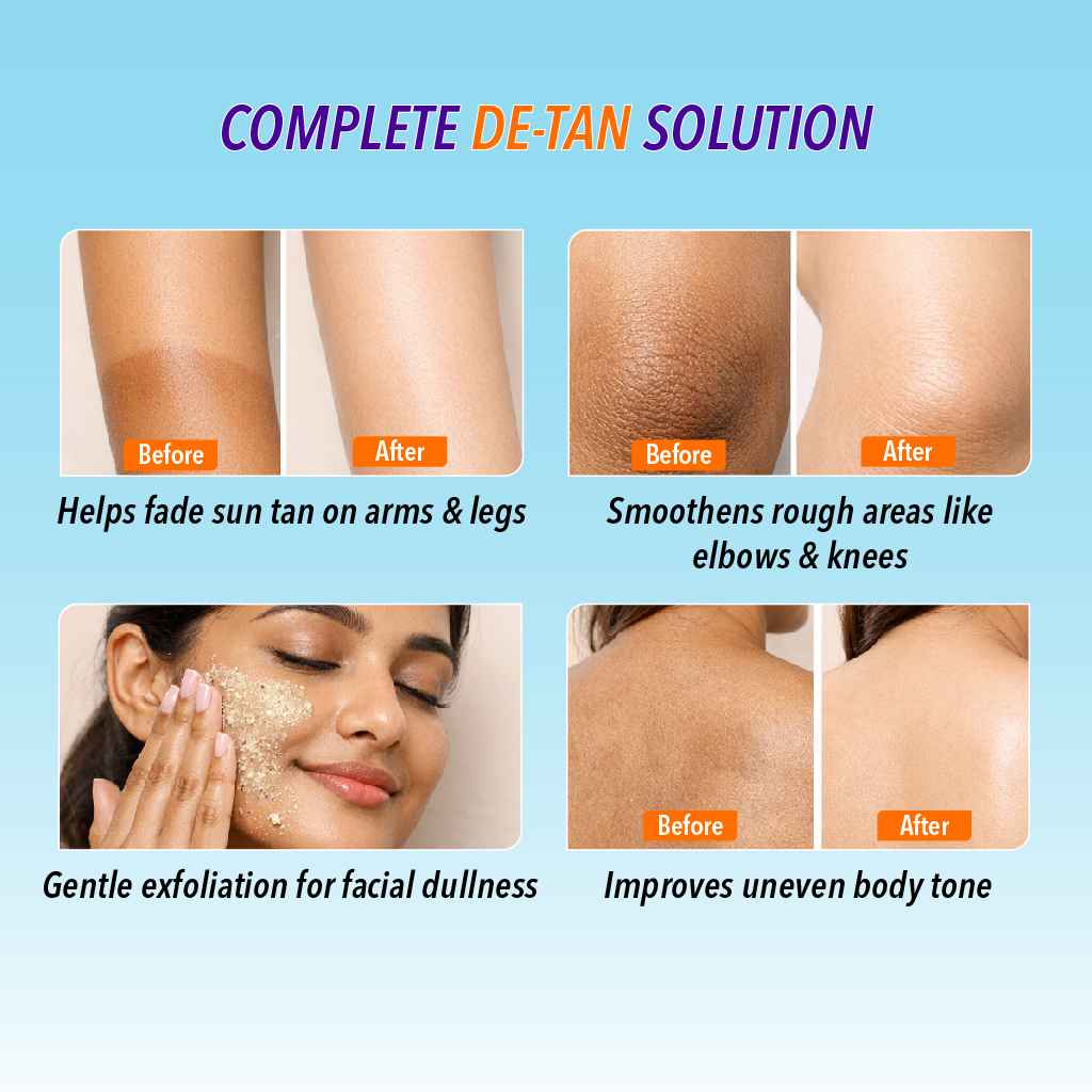 Dr. Rashel De-Tan Scrub tan removal benefits