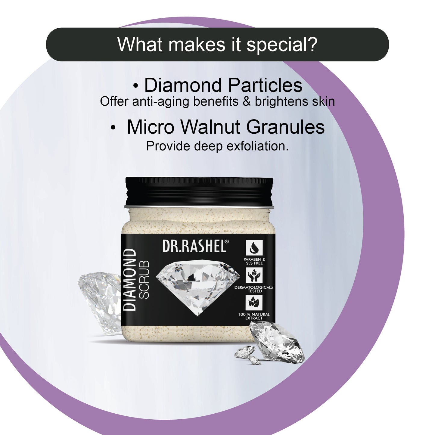 Dr. Rashel Diamond Scrub specialty - diamond powder