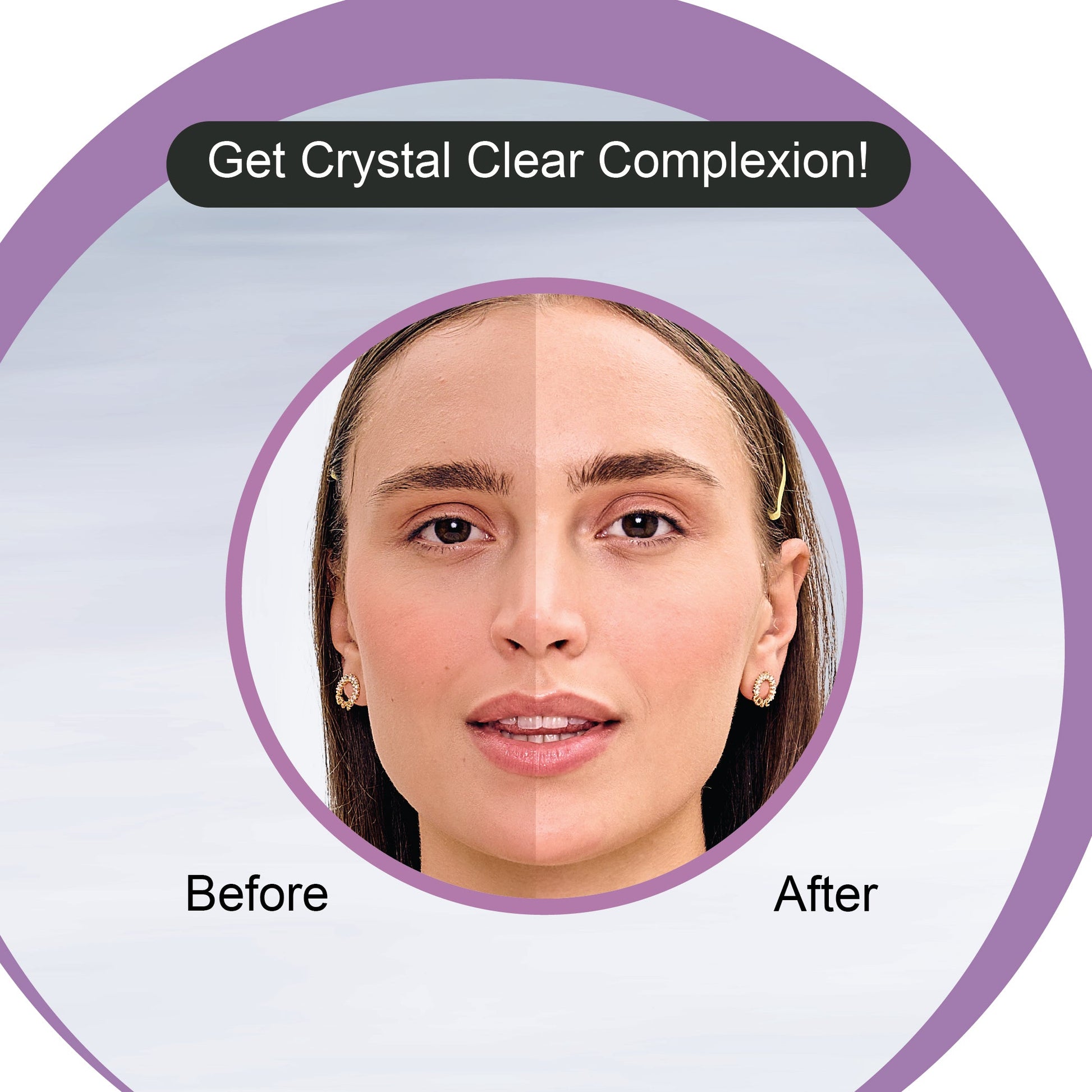 Dr. Rashel Diamond Scrub glowing skin result