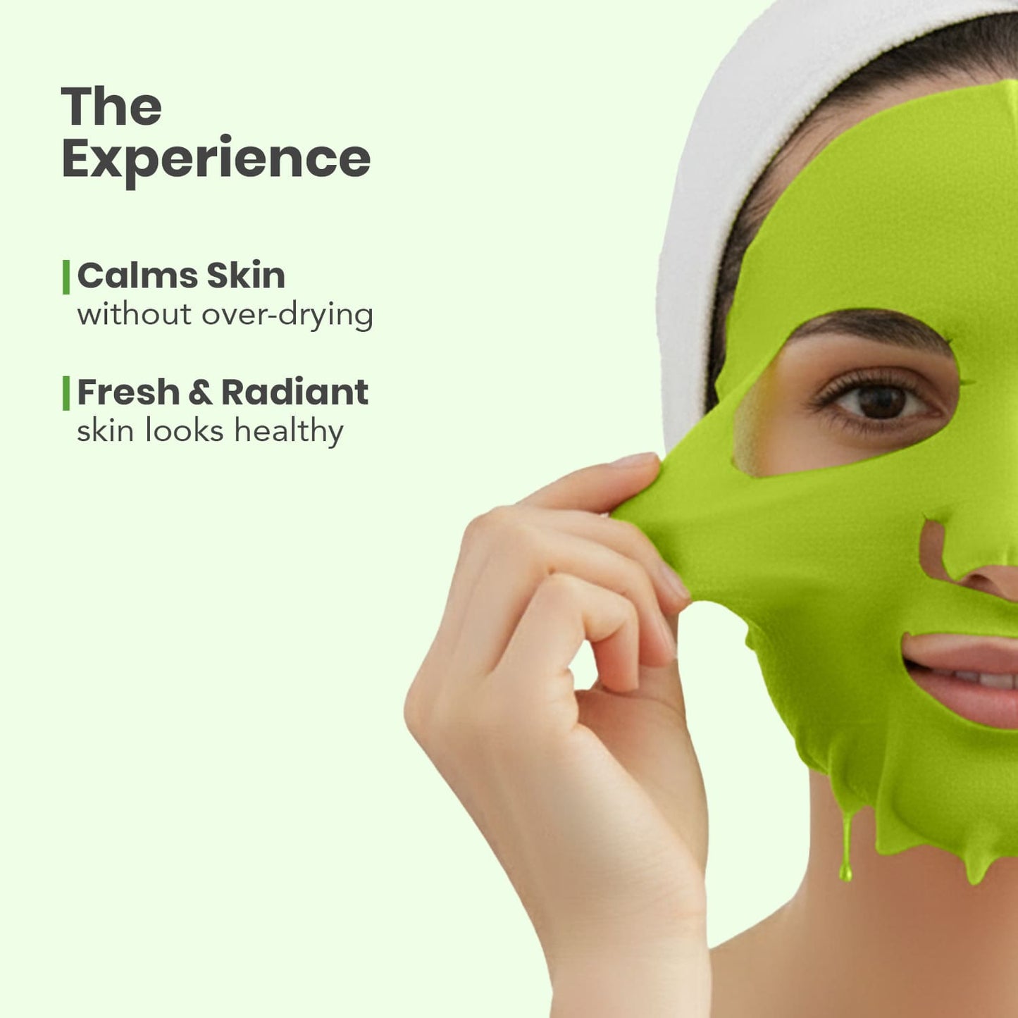 O3+ Ci-Calm Glow Sheet Mask key ingredients - Cica, Niacinamide, Ceramide