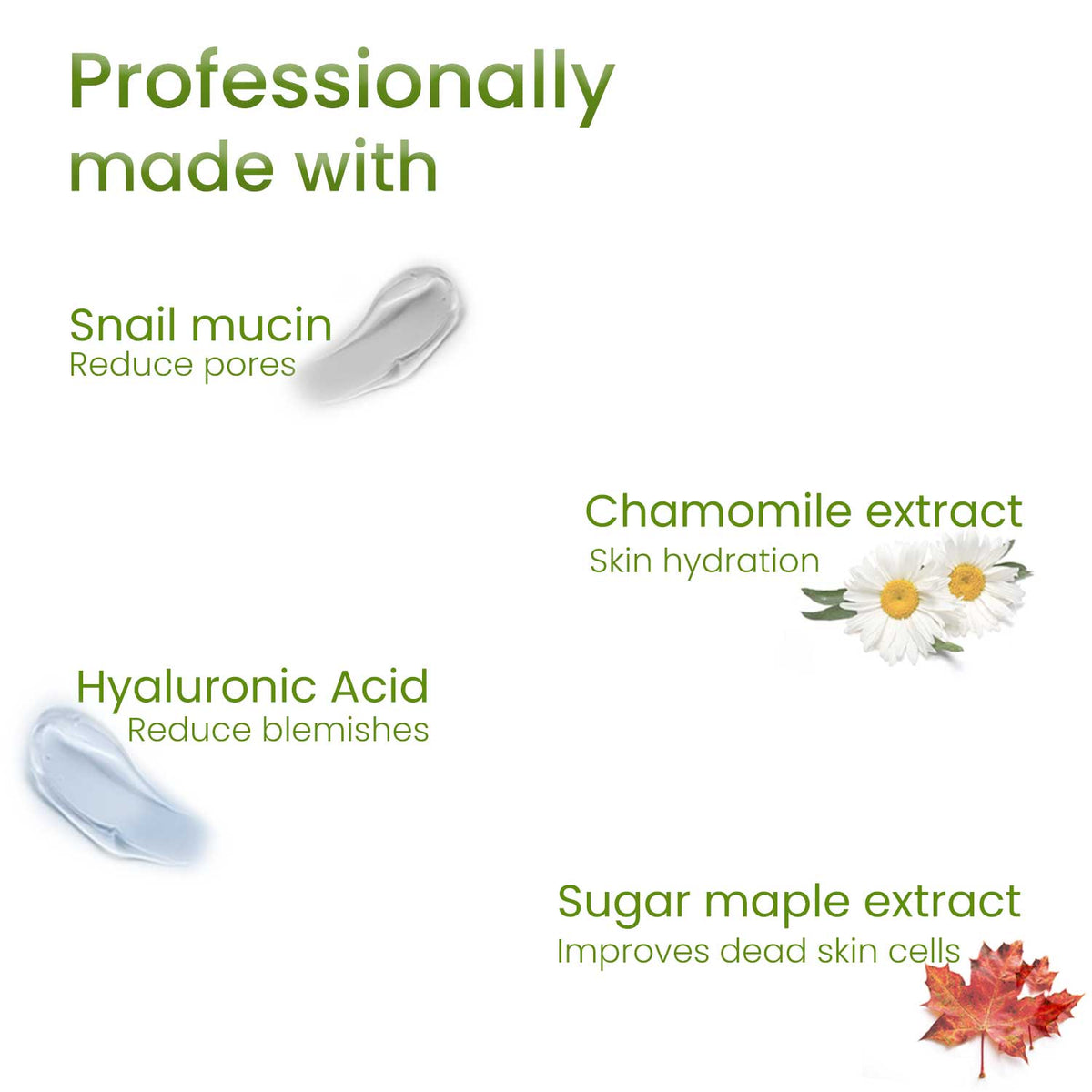 O3+ Snail Mucin Sheet Mask key ingredients