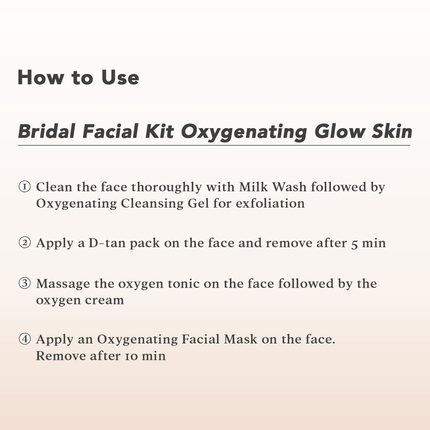 O3+ Oxygenating Kit how to use steps 1-5