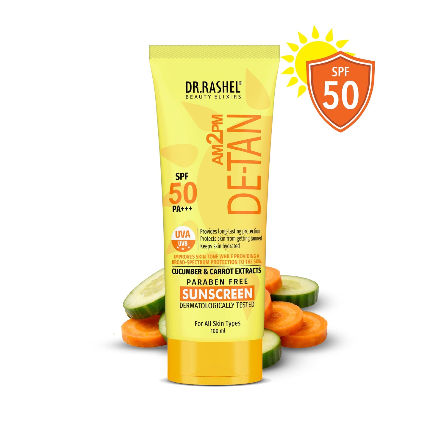Dr. Rashel Detan Sunscreen SPF 50 PA+++ 100ml front