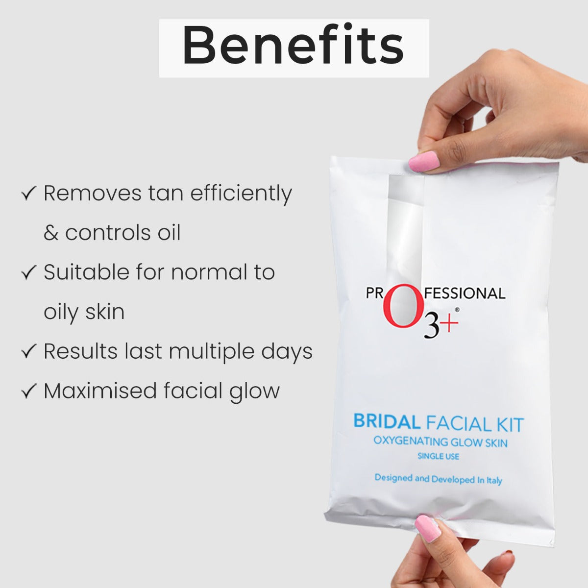 O3+ Oxygenating Facial Kit key benefits for acne oily skin