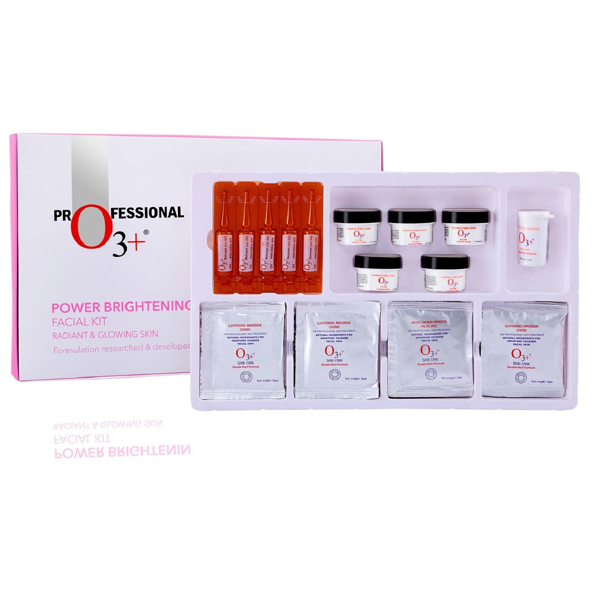 O3+ Power Brightening Kit complete contents