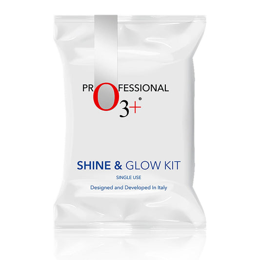 O3+ Shine & Glow Mono Dose Kit 38g front